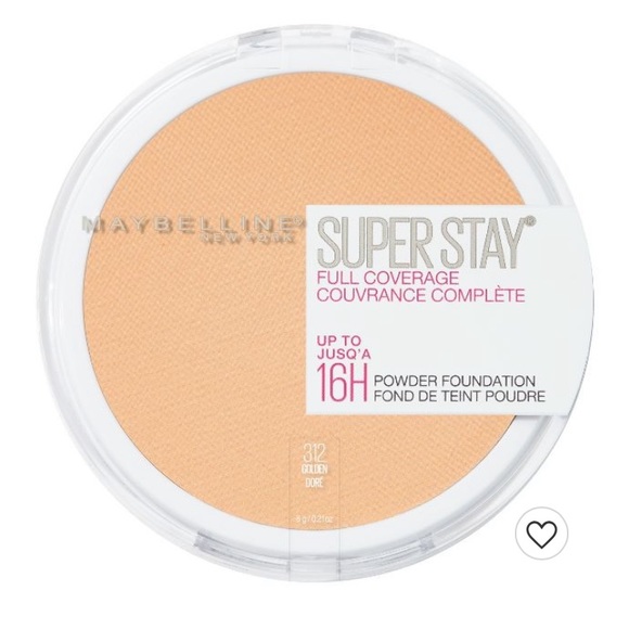 Maybelline Super Stay Full Coverage Pressed Powder Foundation in Golden